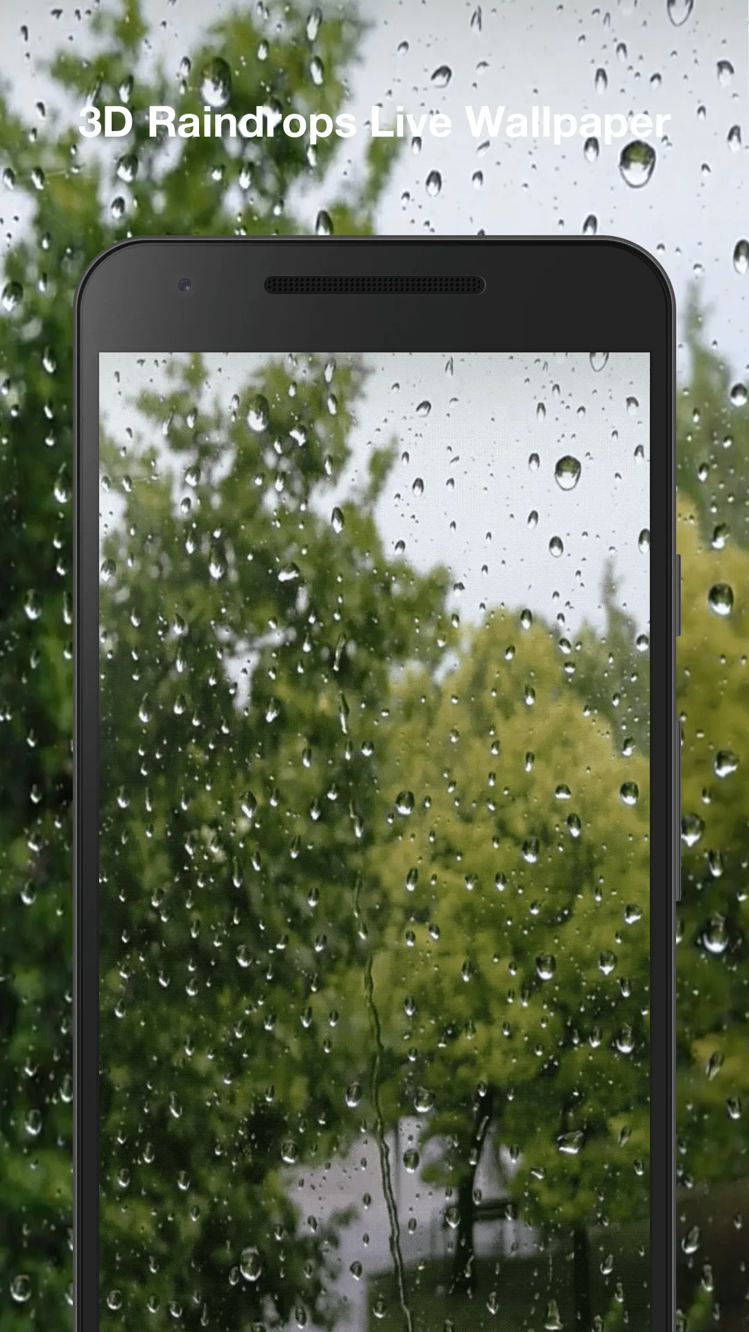 3d Raindrops Live Wallpaper | Indus Appstore | Screenshot