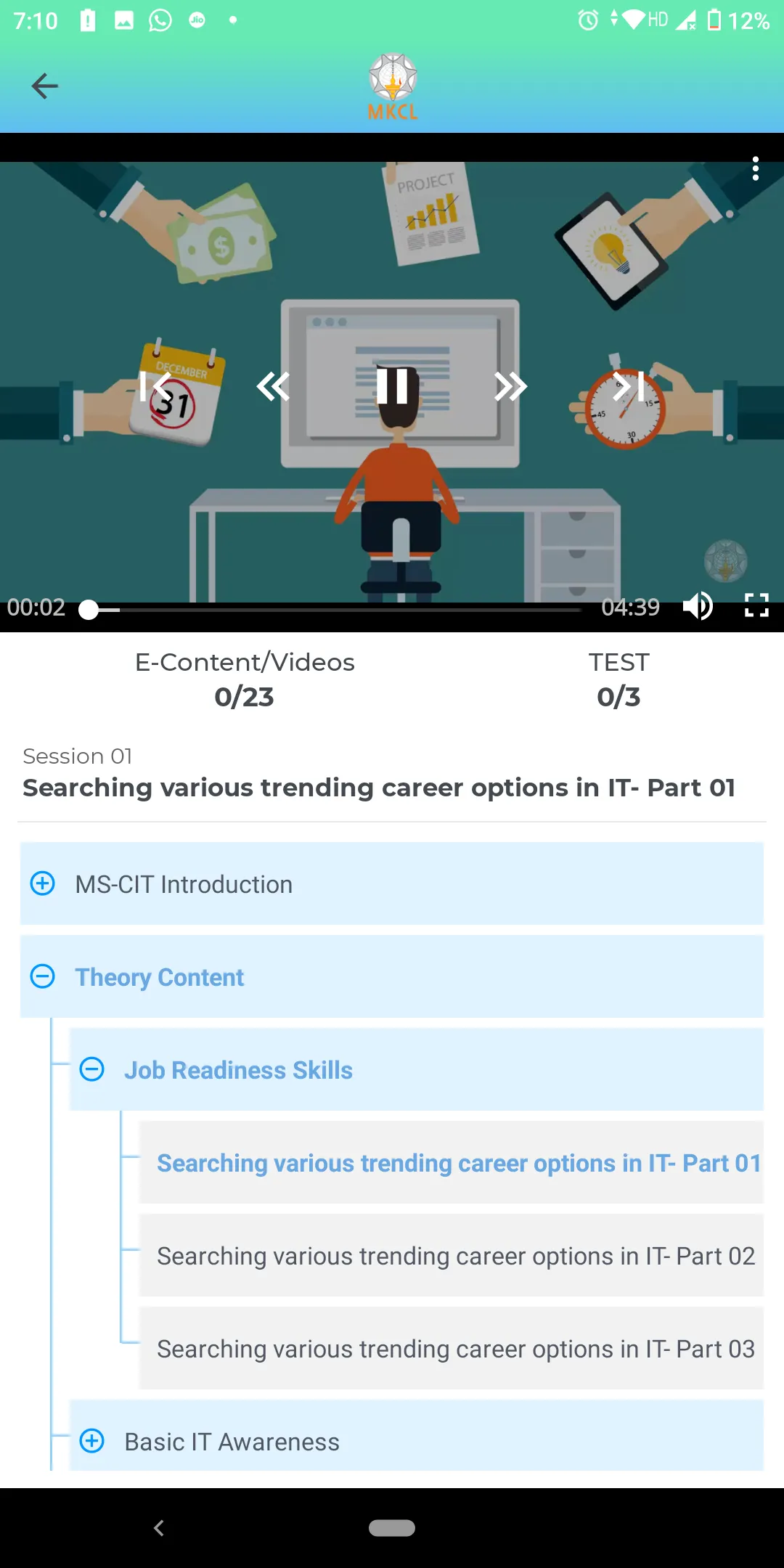 MS-CIT Theory App | Indus Appstore | Screenshot