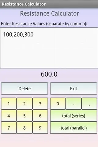 Electric Circuit Calculator | Indus Appstore | Screenshot