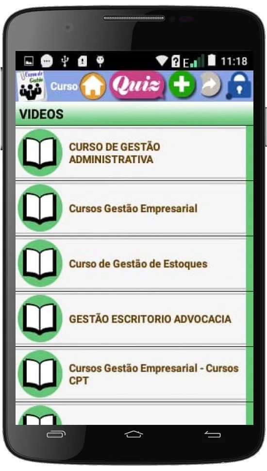 Curso de Gestão | Indus Appstore | Screenshot