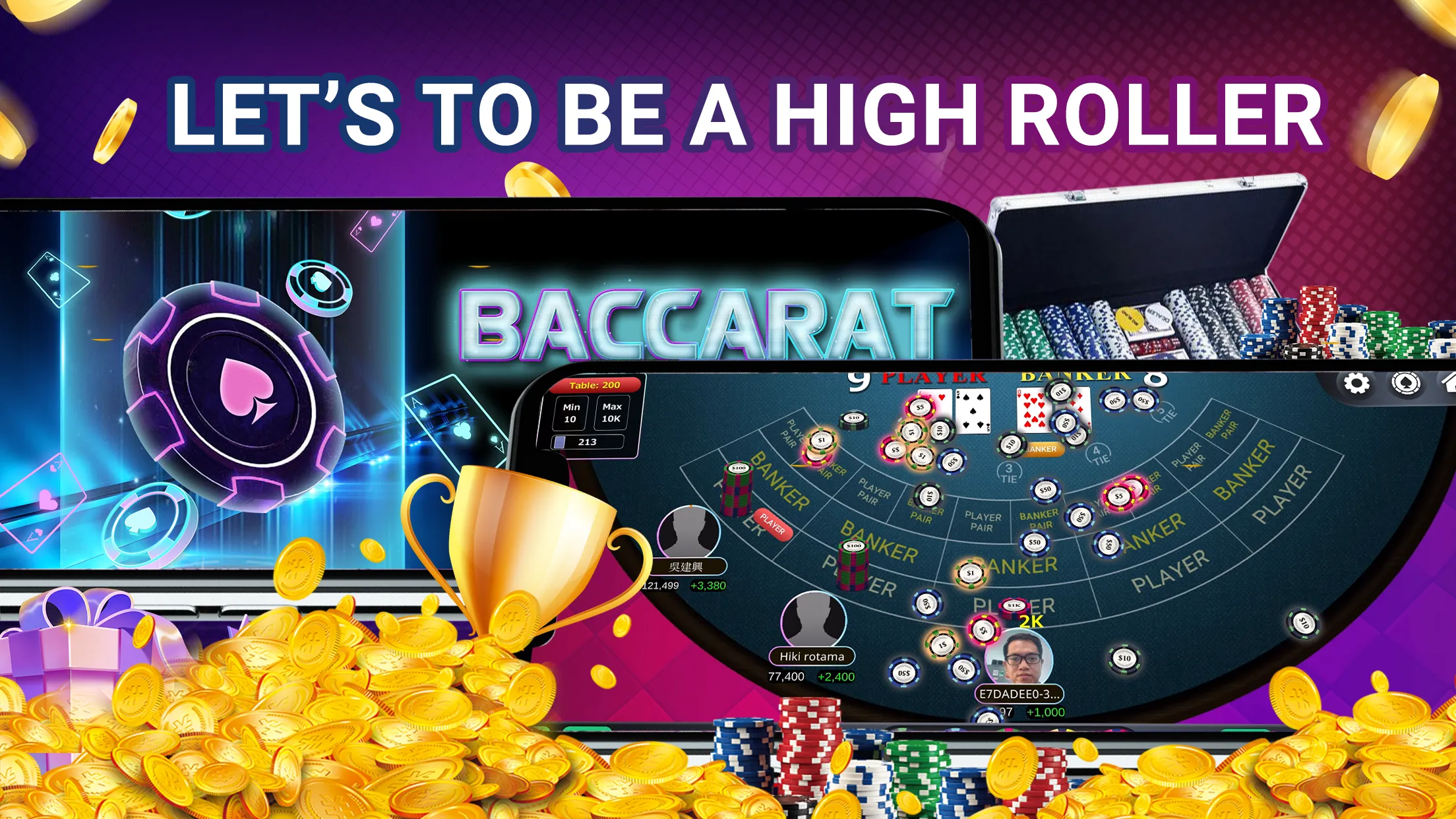 Baccarat 9-Online Casino Games | Indus Appstore | Screenshot