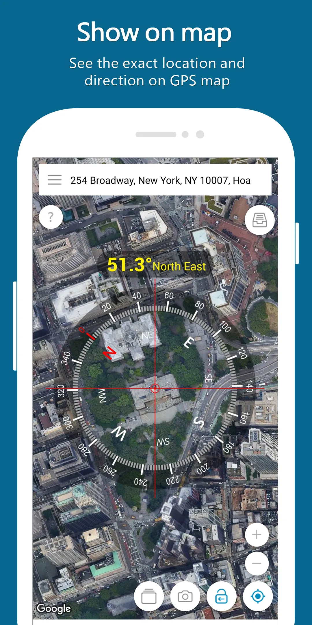 Digital Compass Map 360 | Indus Appstore | Screenshot