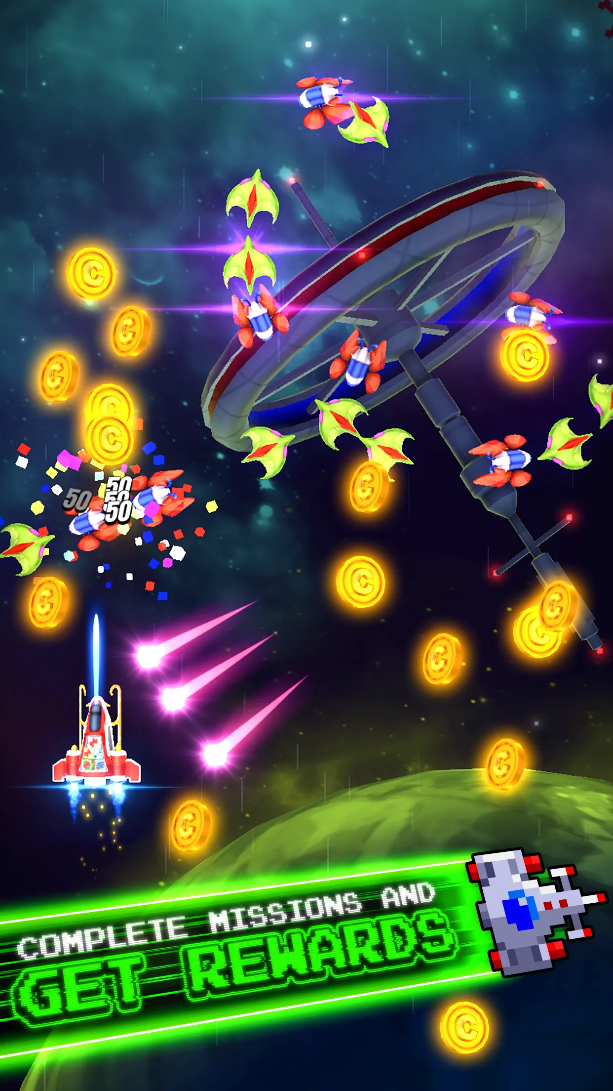 Galaga Wars | Indus Appstore | Screenshot