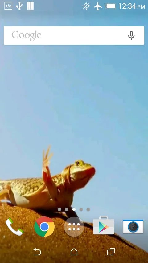 Funny Lizard Live Wallpaper | Indus Appstore | Screenshot