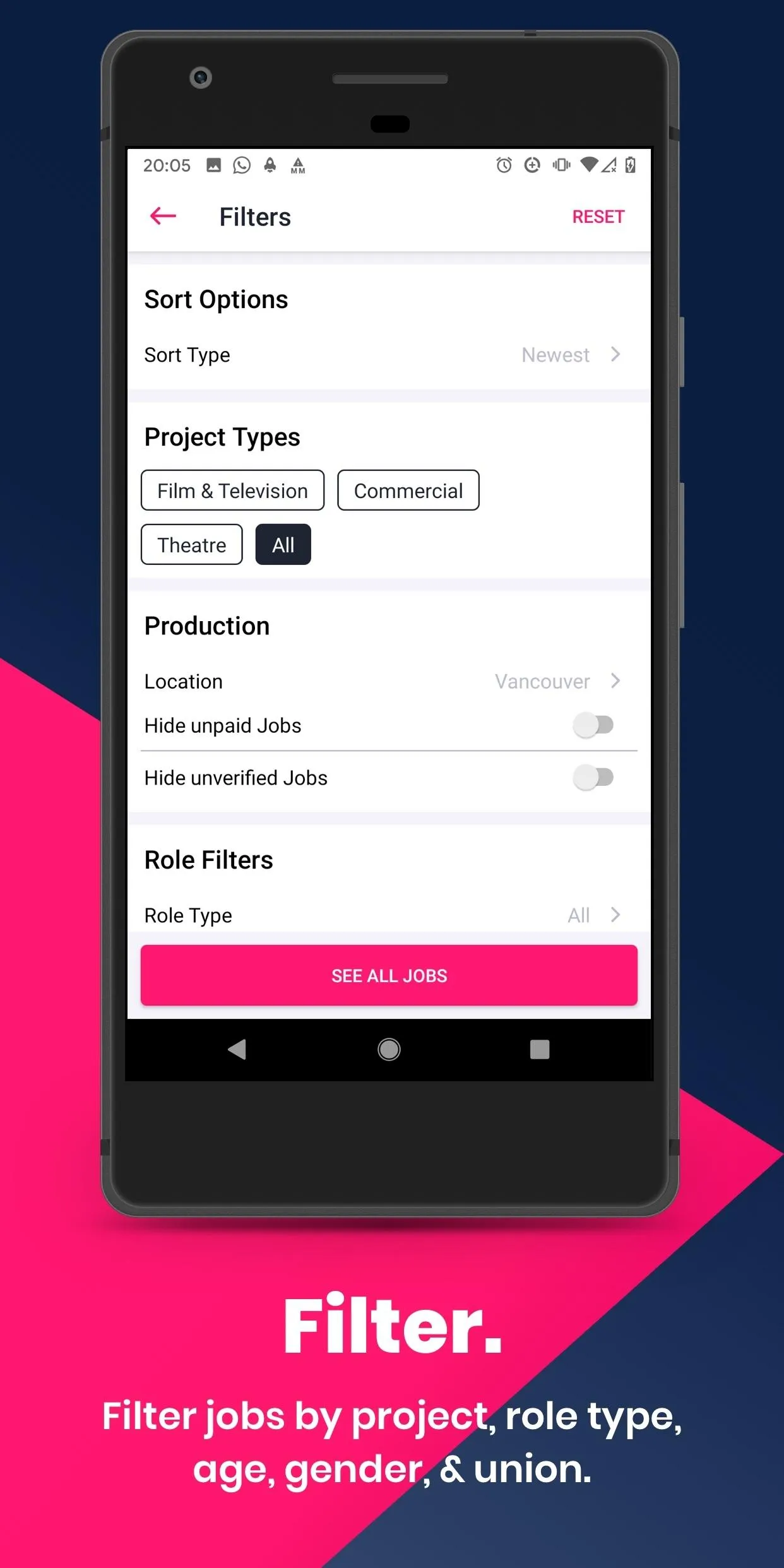 Actor App by Casting Workbook | Indus Appstore | Screenshot