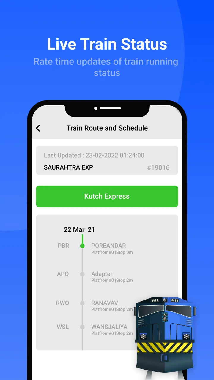 Live Train Location – Status | Indus Appstore | Screenshot