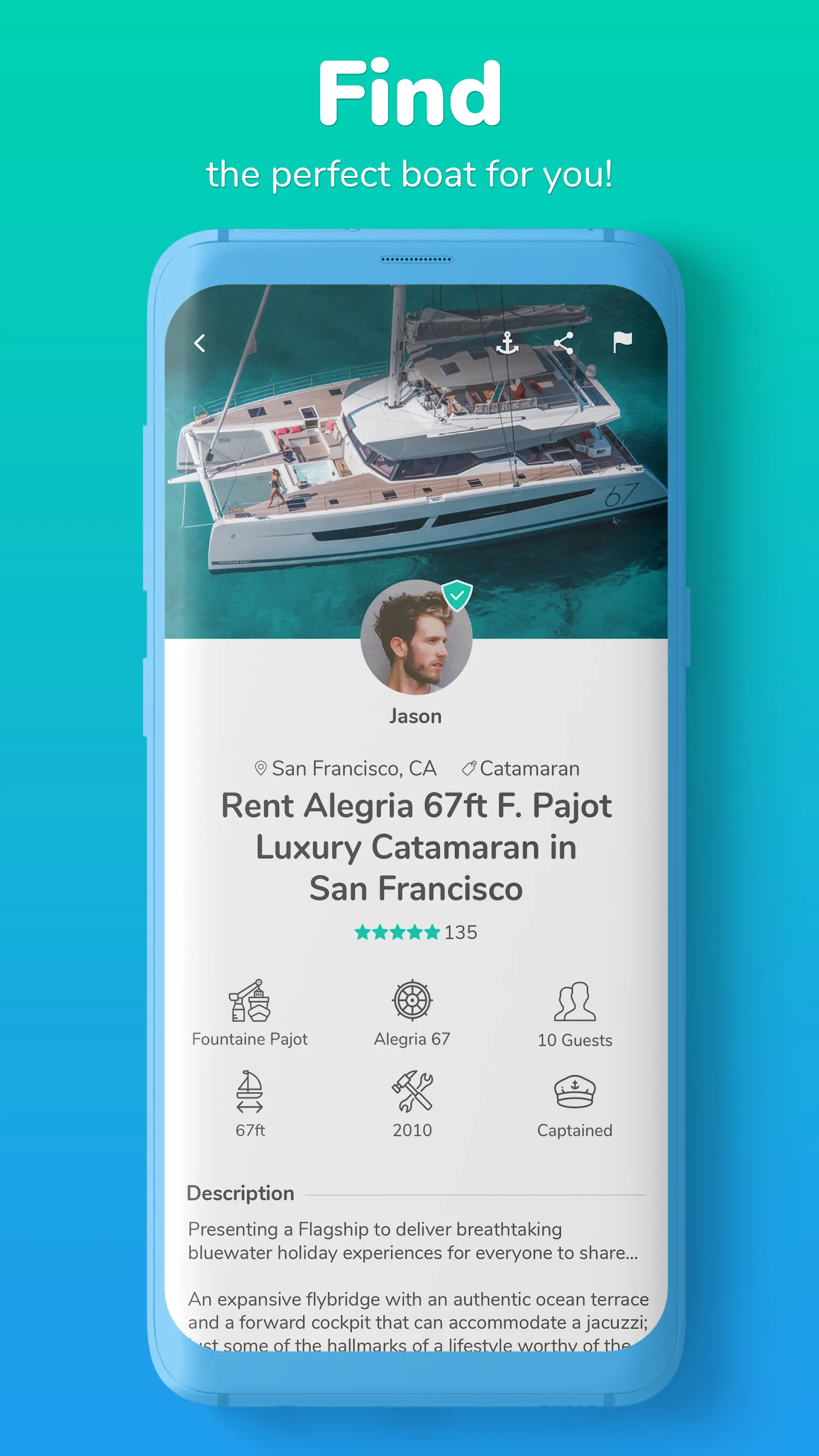 sail.me: Boat & Yacht rentals | Indus Appstore | Screenshot