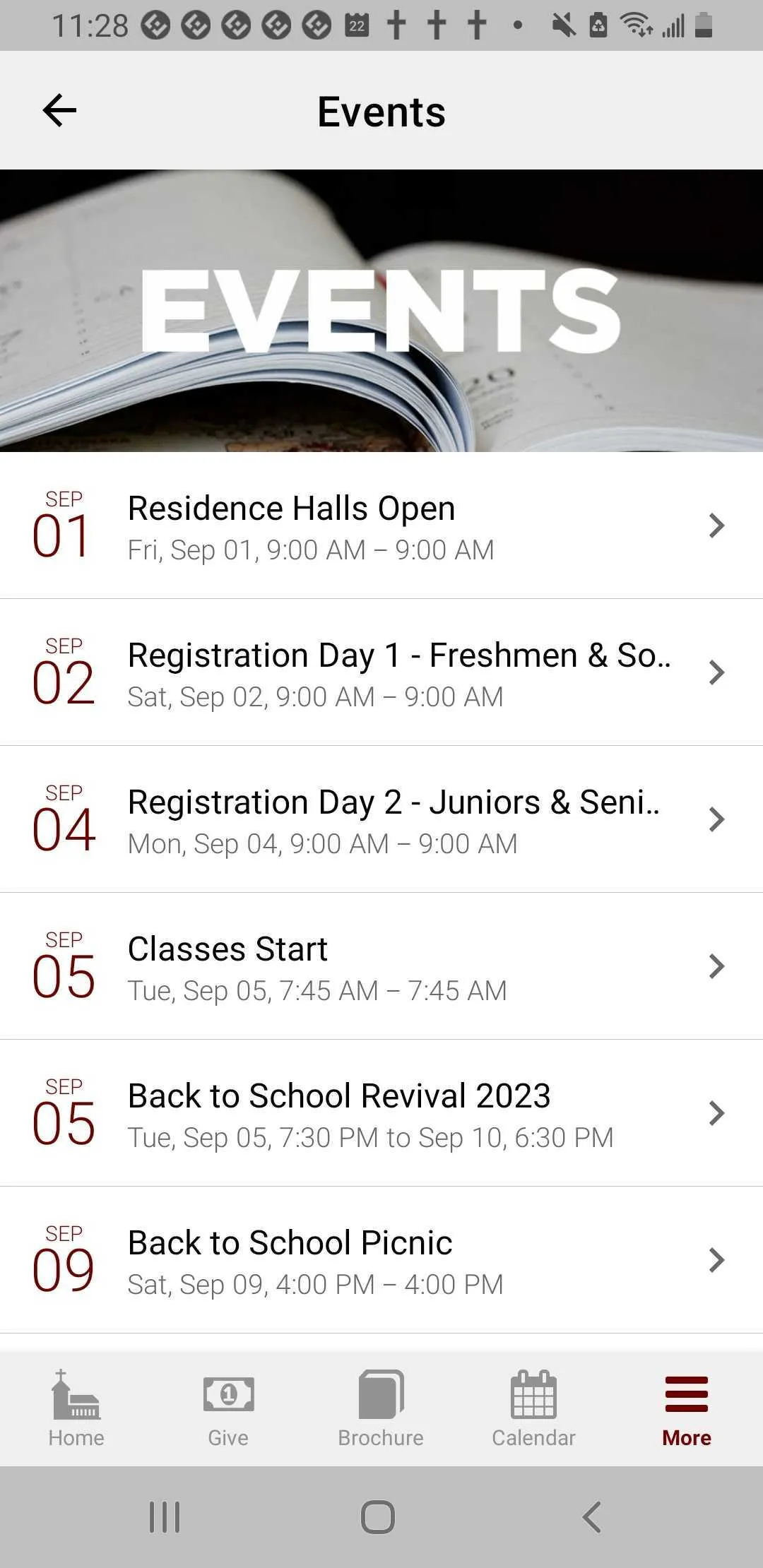 Ozark Bible Institute | Indus Appstore | Screenshot