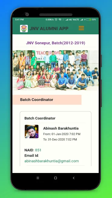 JNV Alumni App – Navodaya | Indus Appstore | Screenshot