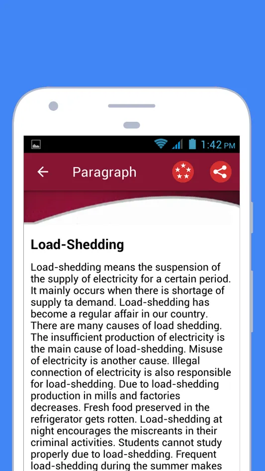 English Paragraph | Indus Appstore | Screenshot