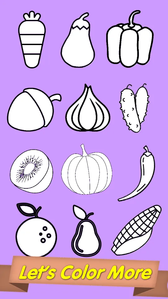 Fruits Coloring Book | Indus Appstore | Screenshot