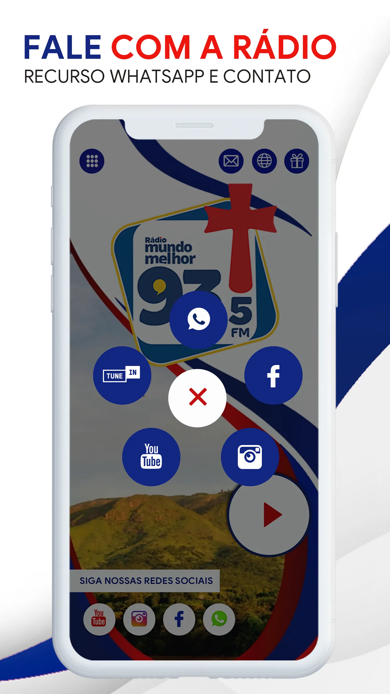 Rádio Mundo Melhor 93FM e 97FM | Indus Appstore | Screenshot