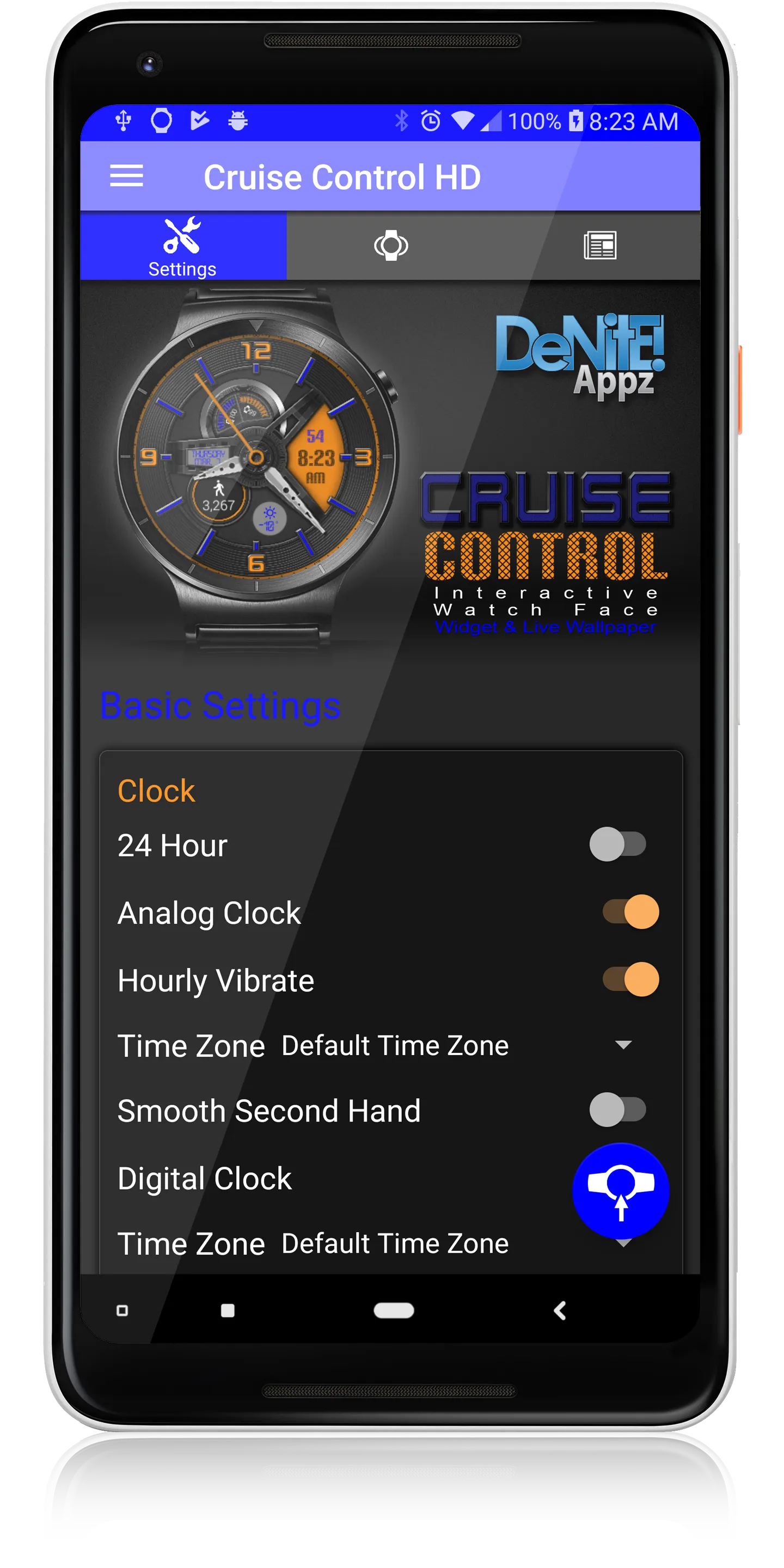 Cruise Control HD Watch Face | Indus Appstore | Screenshot