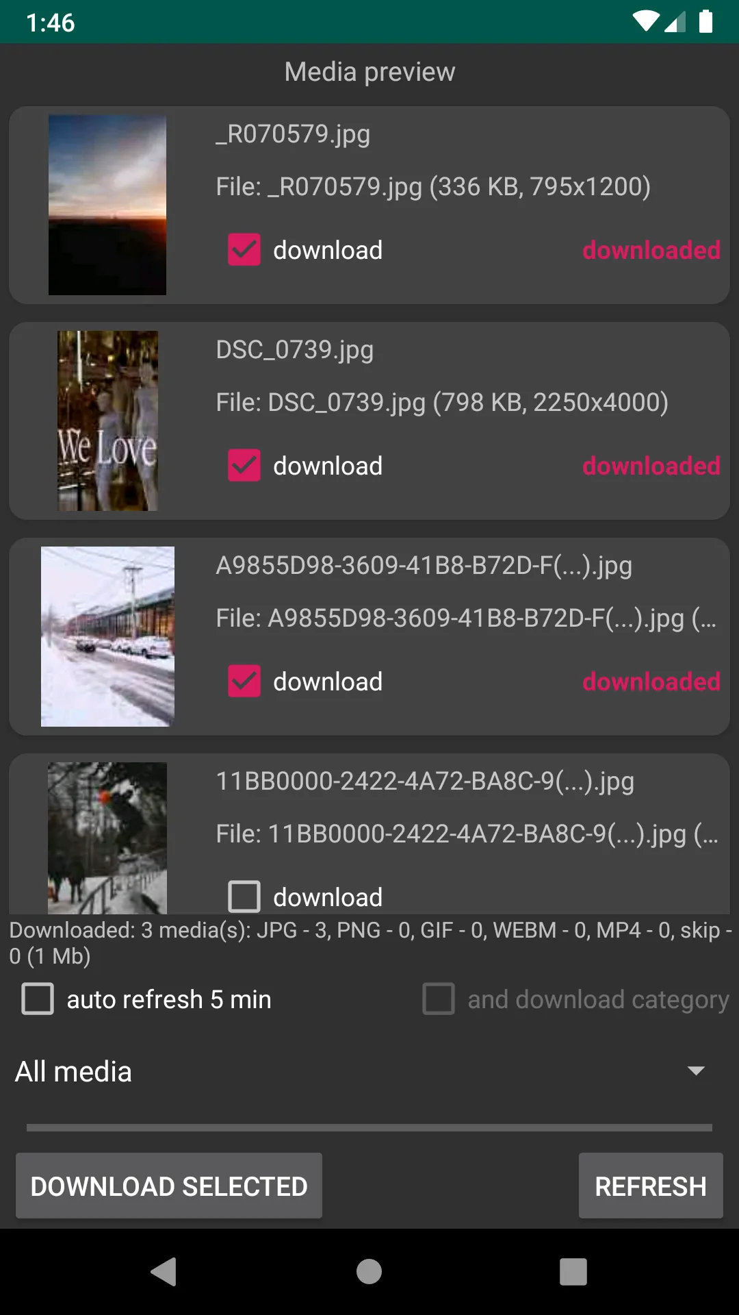 Imageboard media grab 2.3 | Indus Appstore | Screenshot