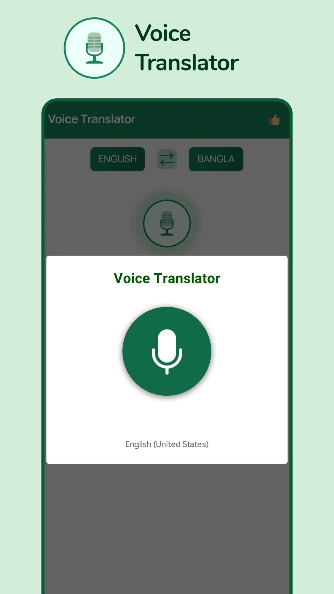 Speak Bangla Translate English | Indus Appstore | Screenshot