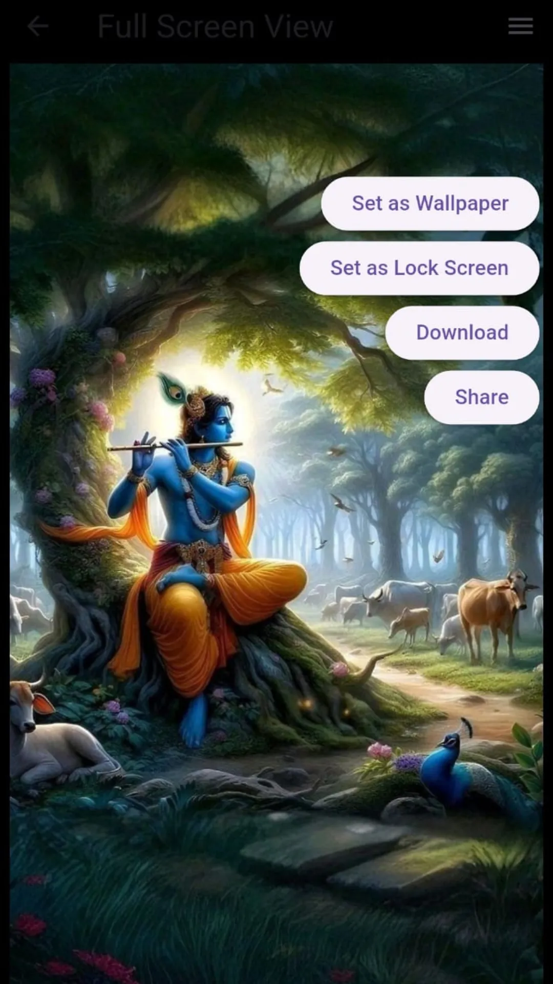 Krishna Wallpaper | Indus Appstore | Screenshot