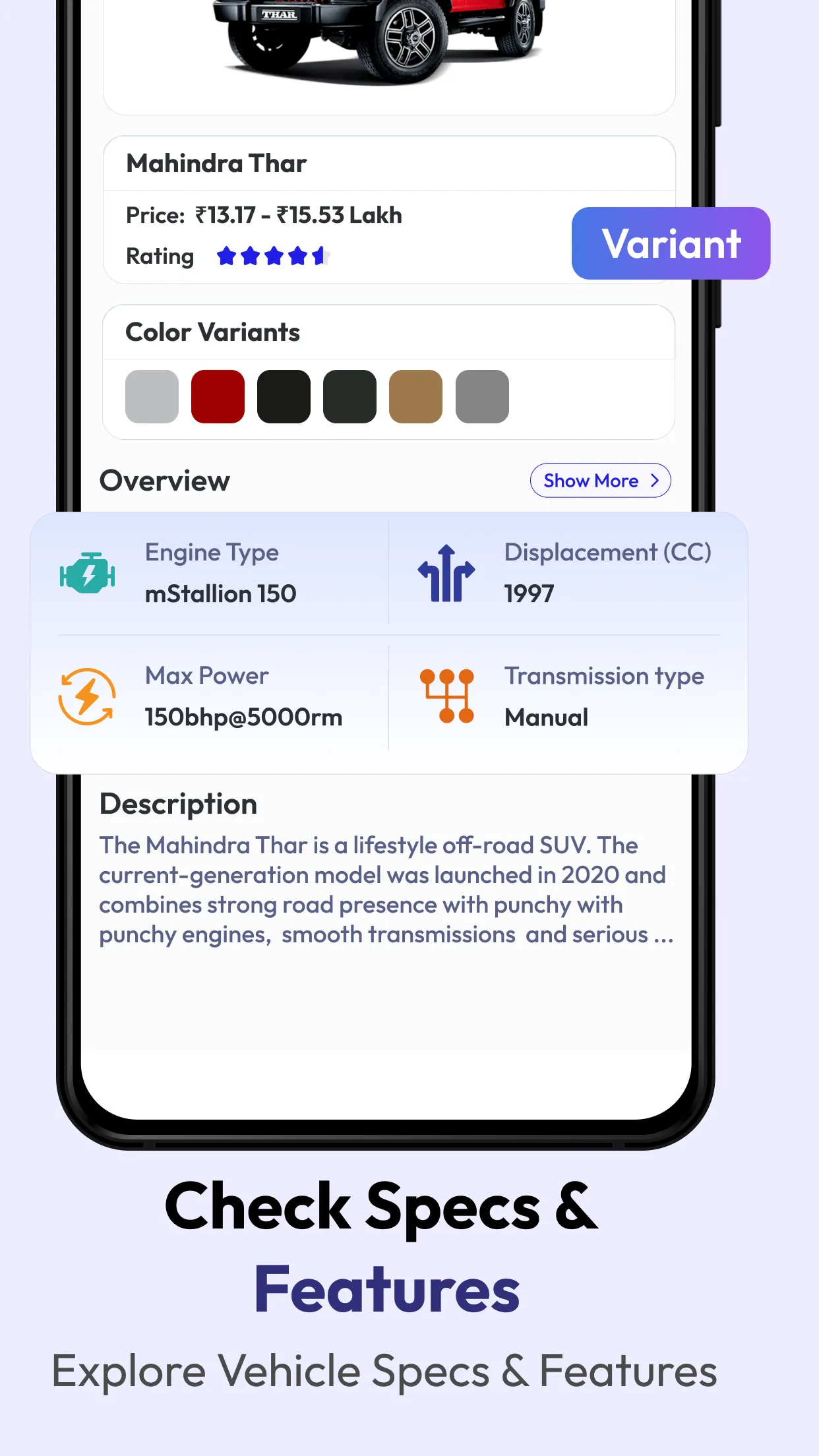 RTO vehicle information | Indus Appstore | Screenshot