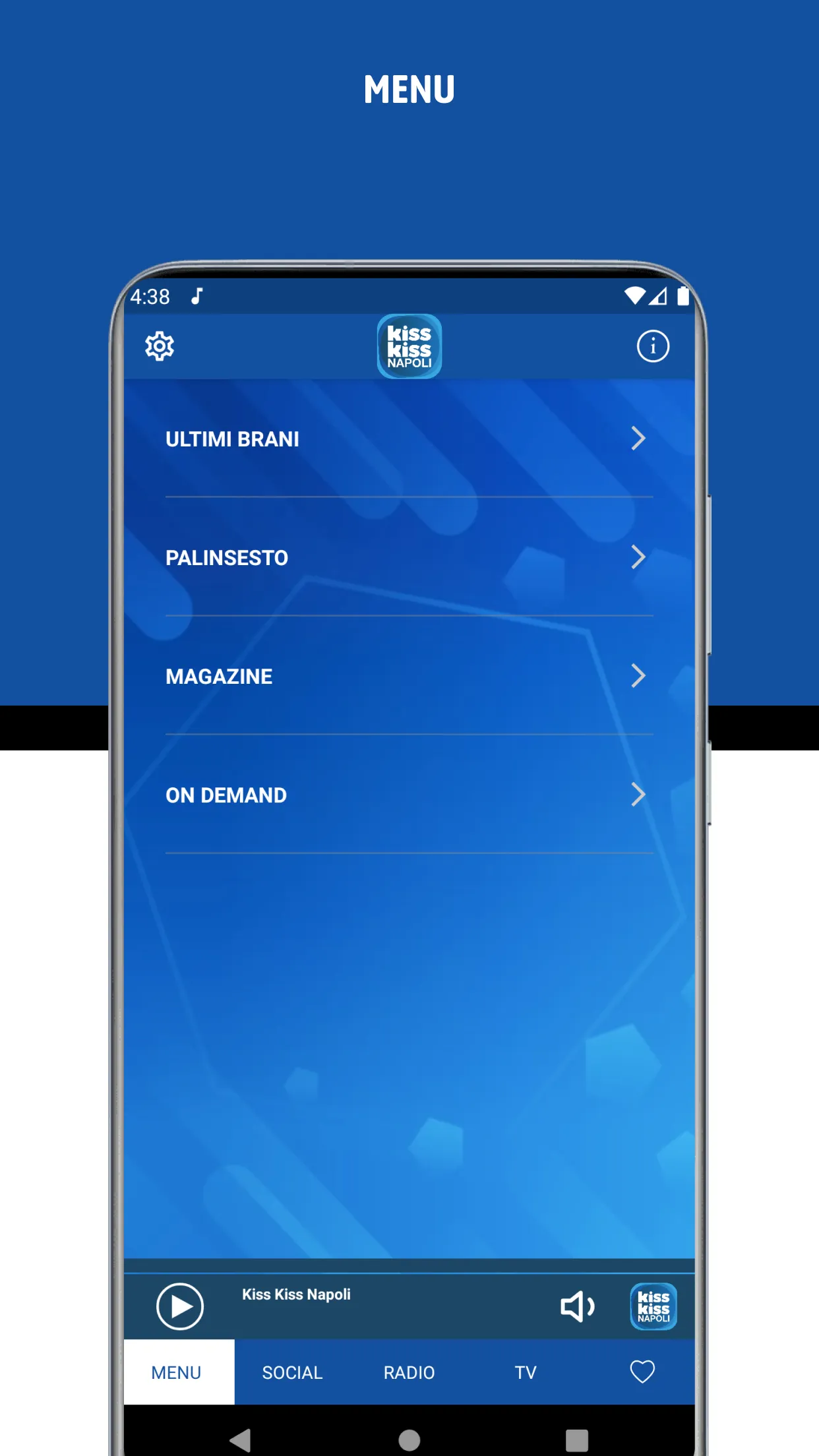 Radio Kiss Kiss Napoli | Indus Appstore | Screenshot