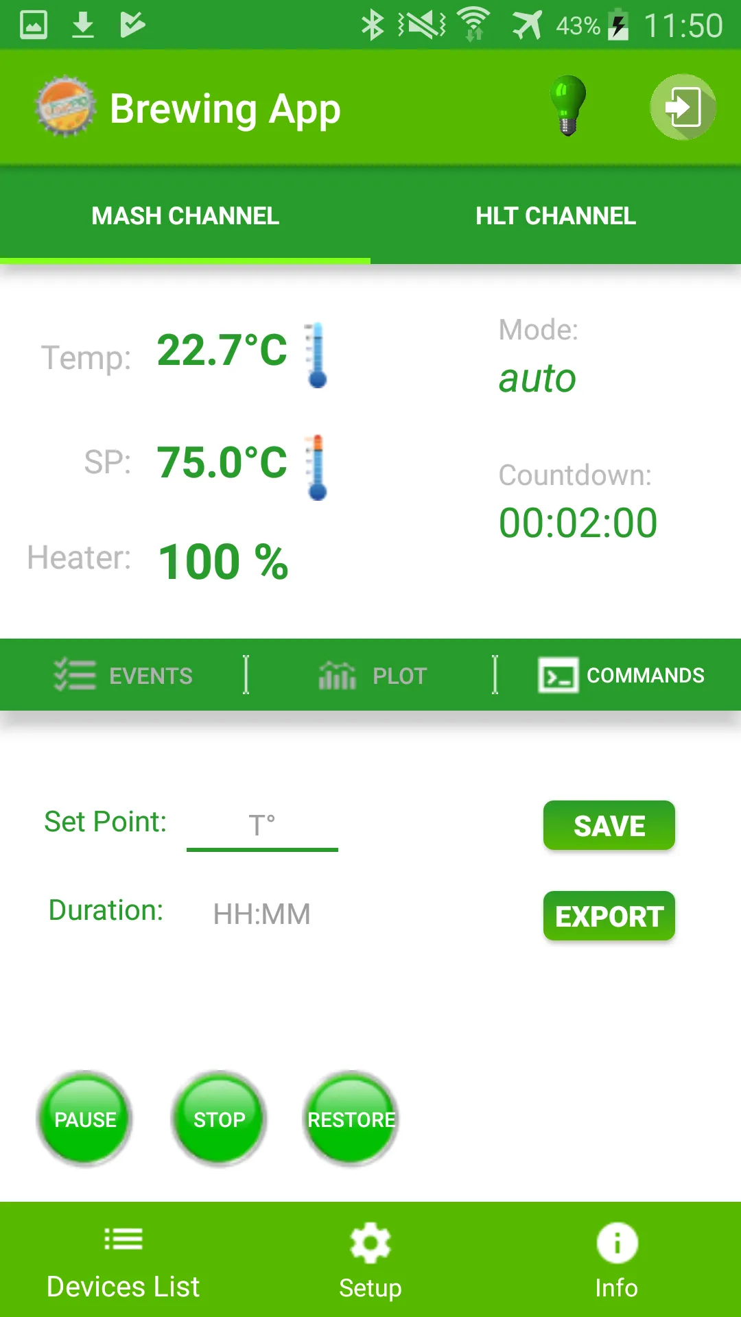 SmartPID smart HomeBrewing | Indus Appstore | Screenshot