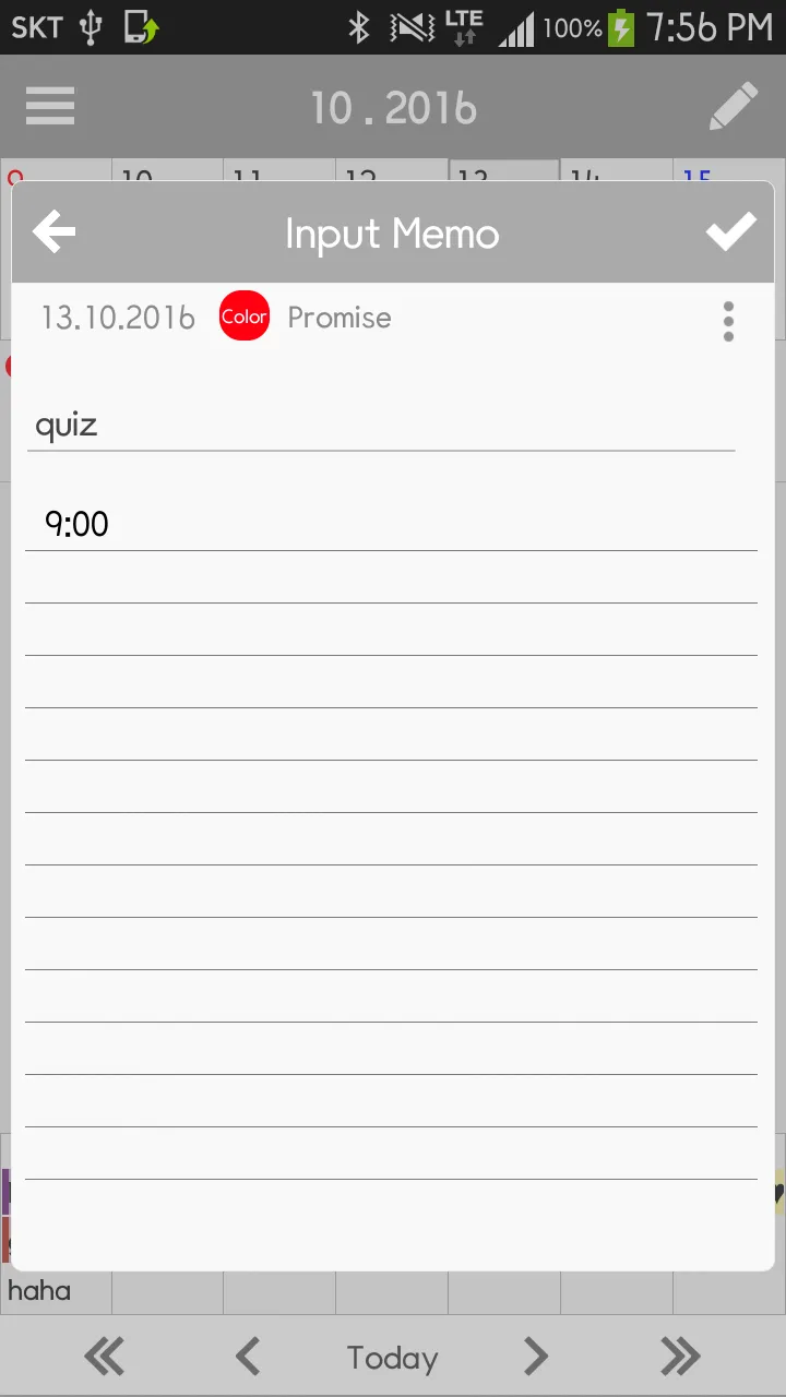 Simple Memo Calendar | Indus Appstore | Screenshot