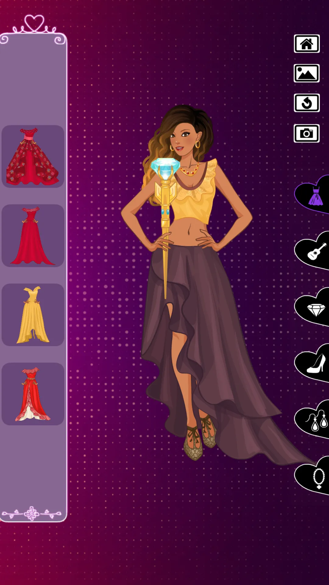 Latin Princess royal dress up | Indus Appstore | Screenshot