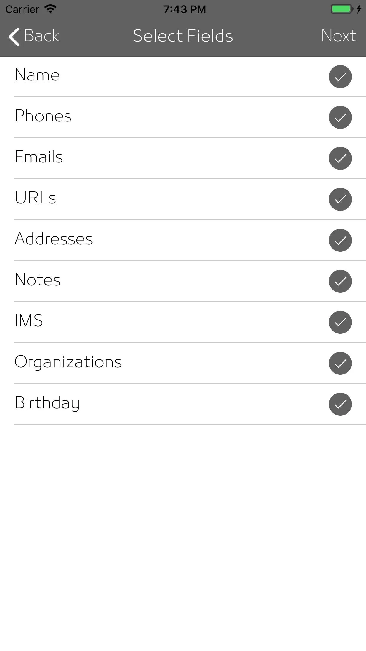 iKontacts - Manage Contacts | Indus Appstore | Screenshot