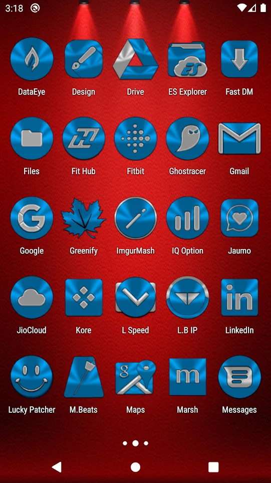 Light Blue Icon Pack | Indus Appstore | Screenshot