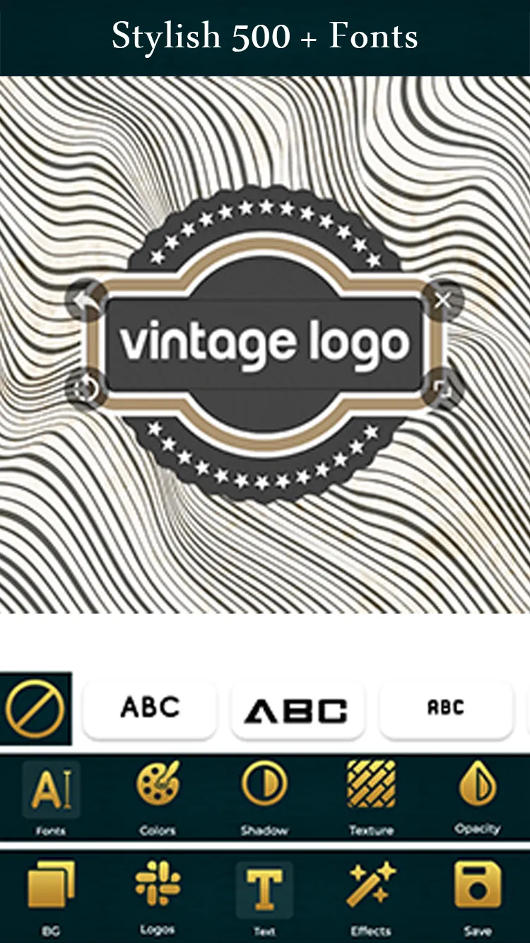 Vintage Logo Maker | Indus Appstore | Screenshot