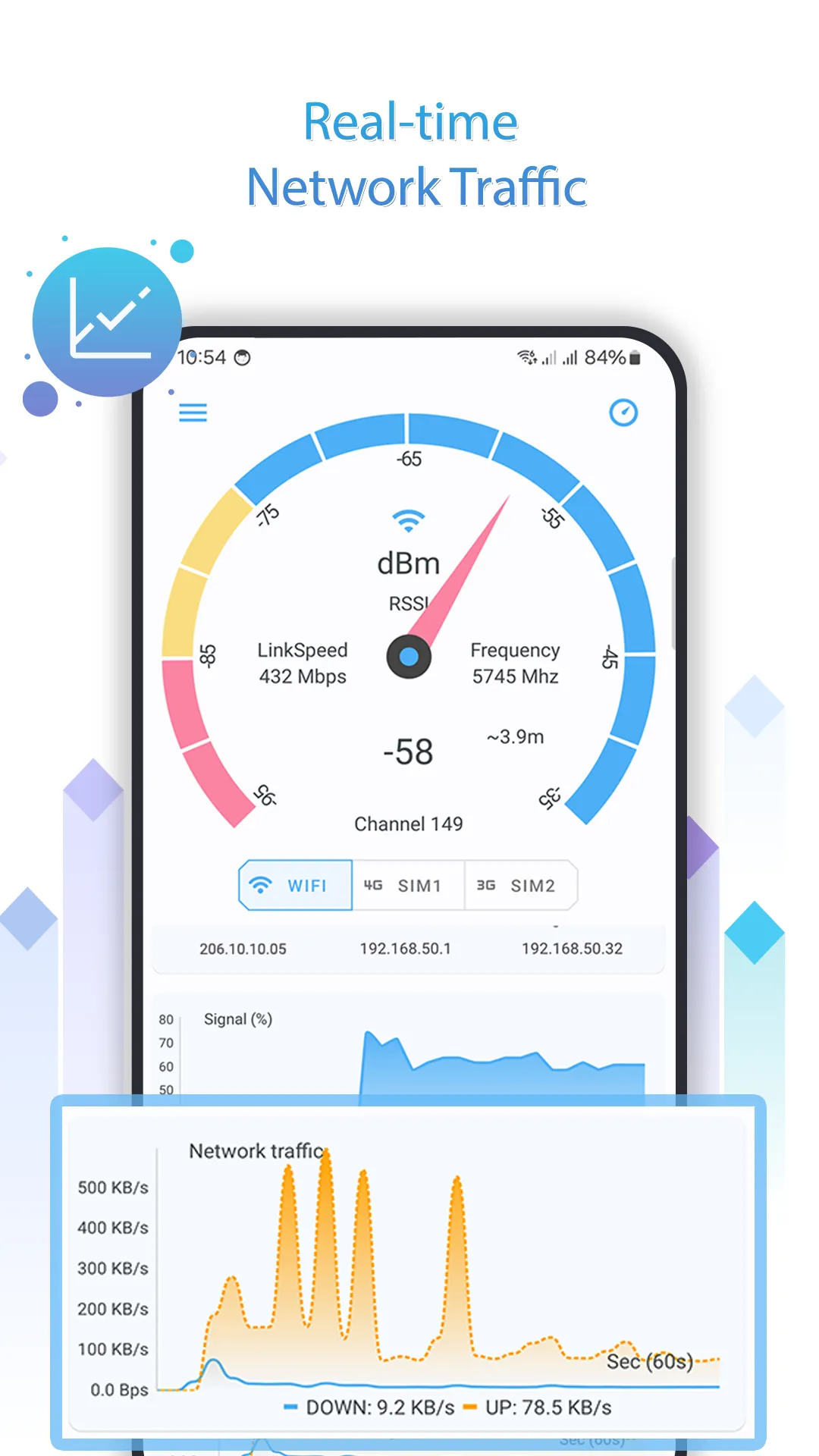 Net Signal: WiFi & 5G Meter | Indus Appstore | Screenshot