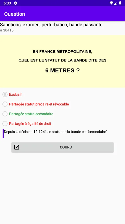 Exam1 pour Android | Indus Appstore | Screenshot