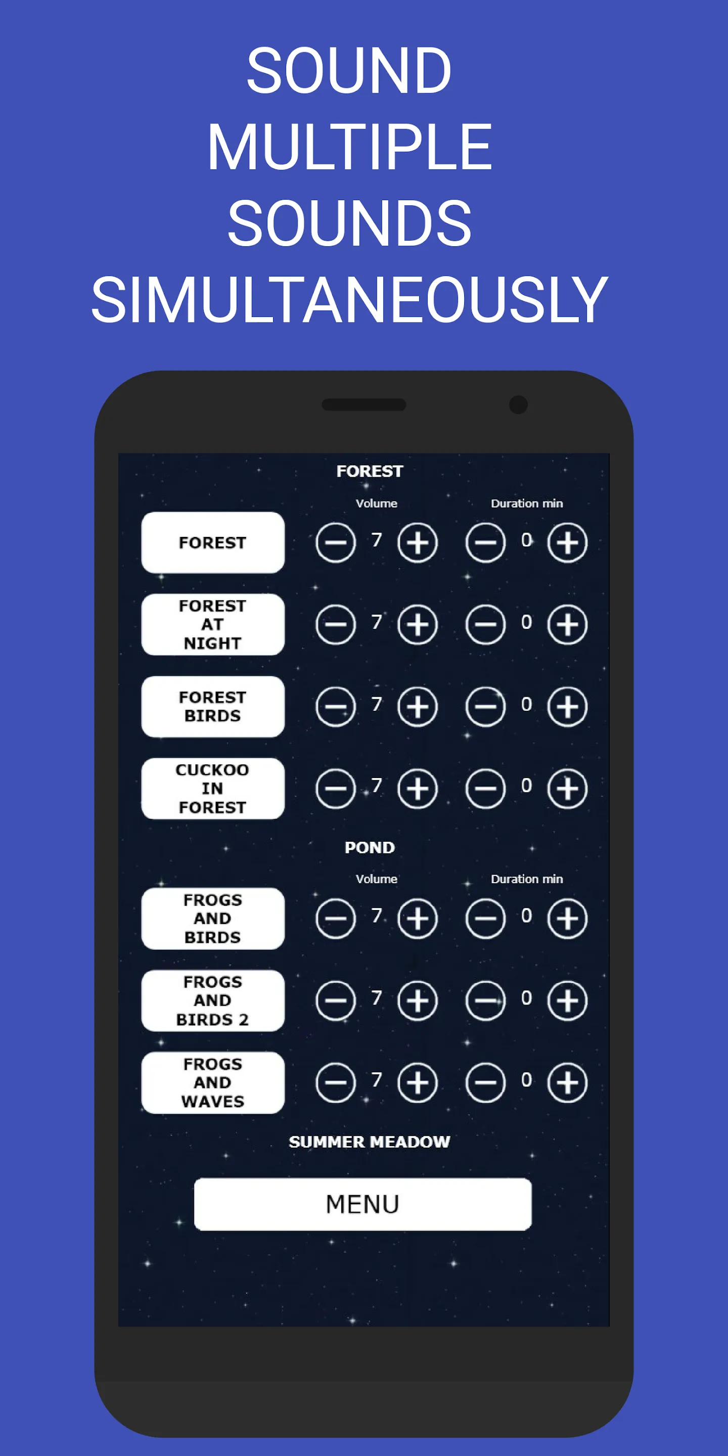 Rain sounds for sleep | Sounds | Indus Appstore | Screenshot