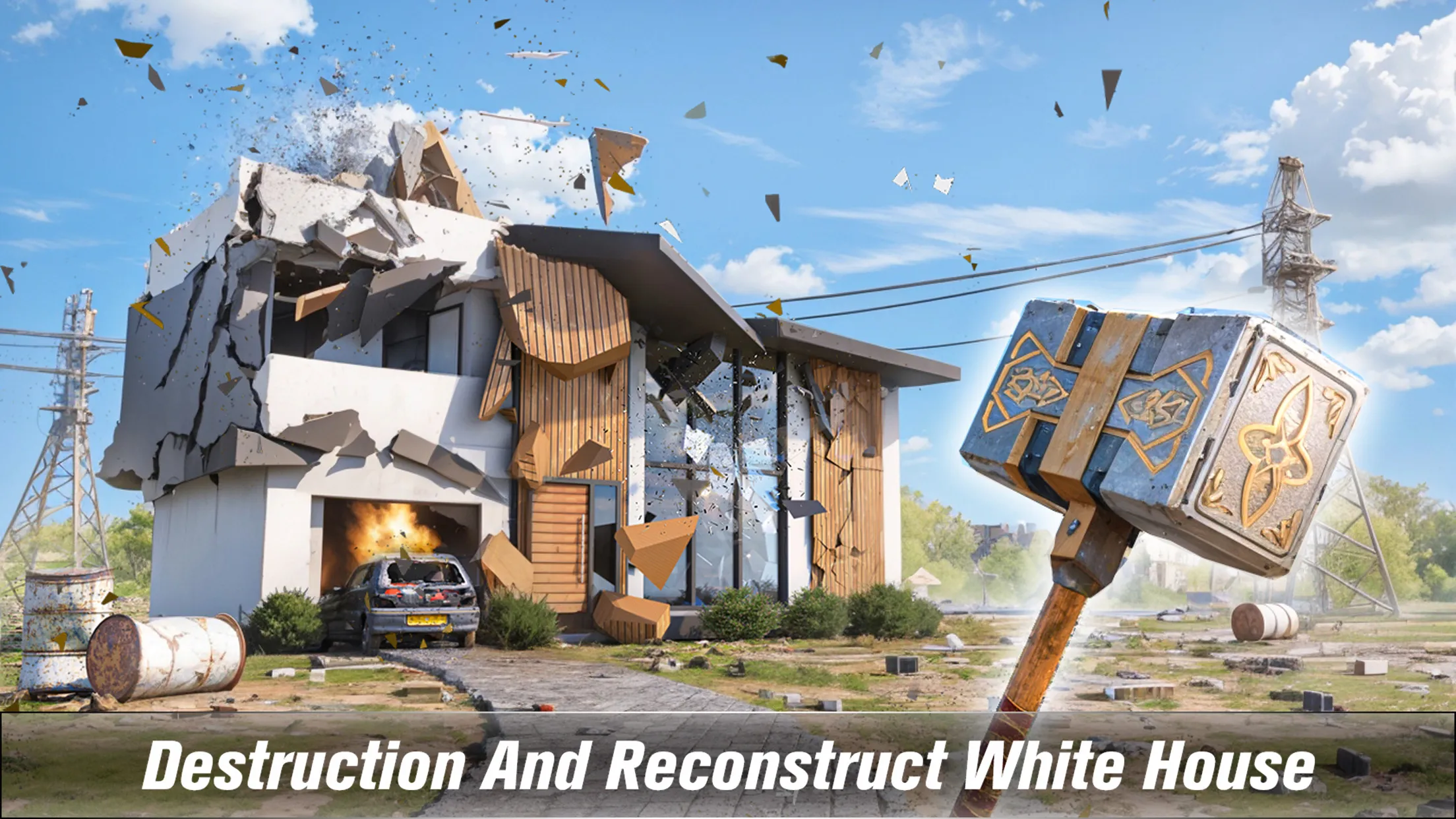 Virtual House Destruction Sim | Indus Appstore | Screenshot
