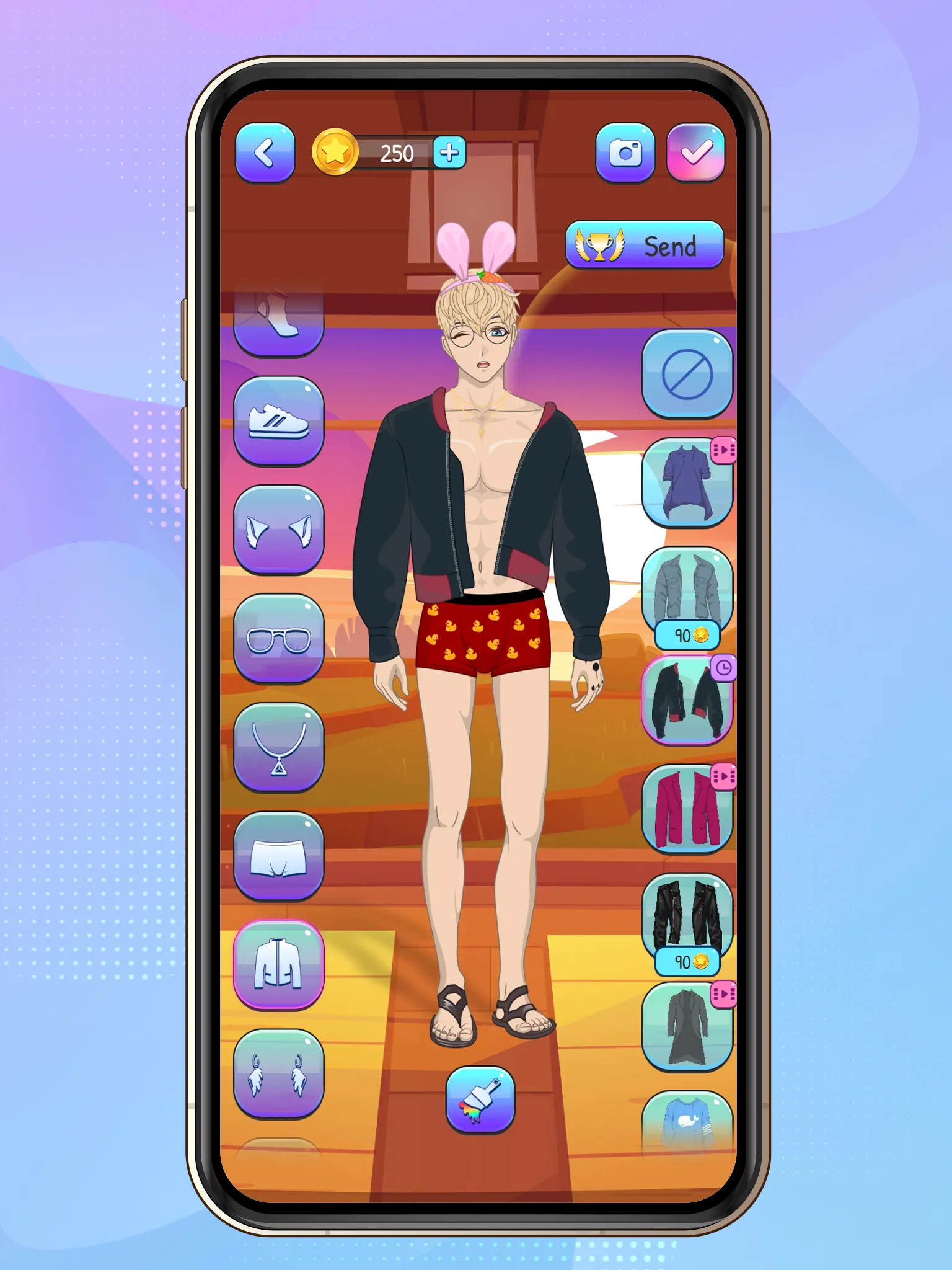 Anime Boys Dress Up Games | Indus Appstore | Screenshot