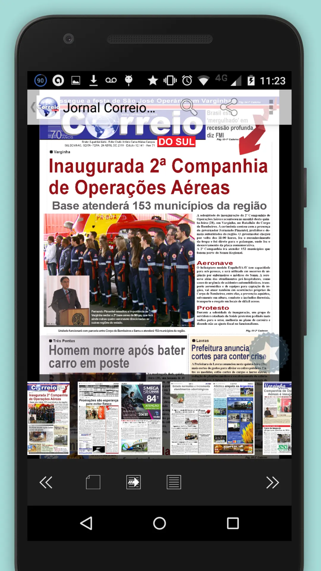 Jornal Correio do Sul | Indus Appstore | Screenshot