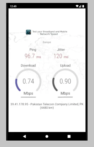 Internet Speed Test | Indus Appstore | Screenshot