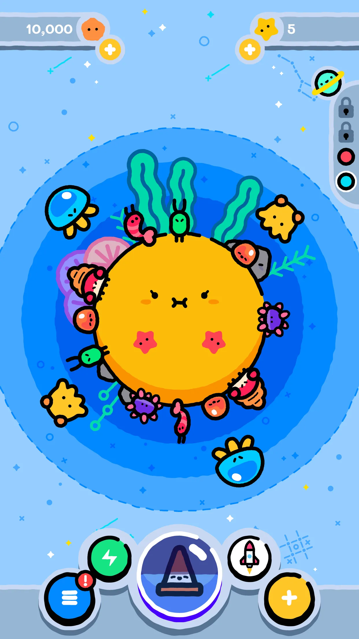 Idle Pocket Planet | Indus Appstore | Screenshot