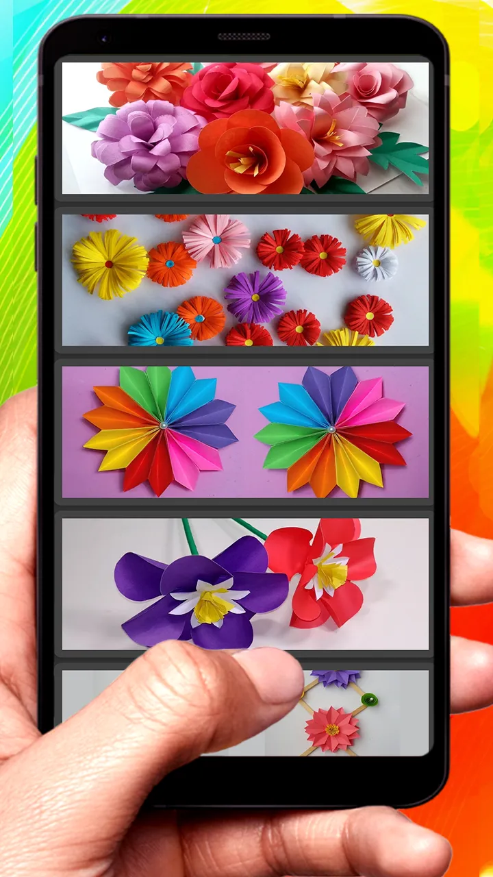 DIY Paper Flowers Idea | Indus Appstore | Screenshot