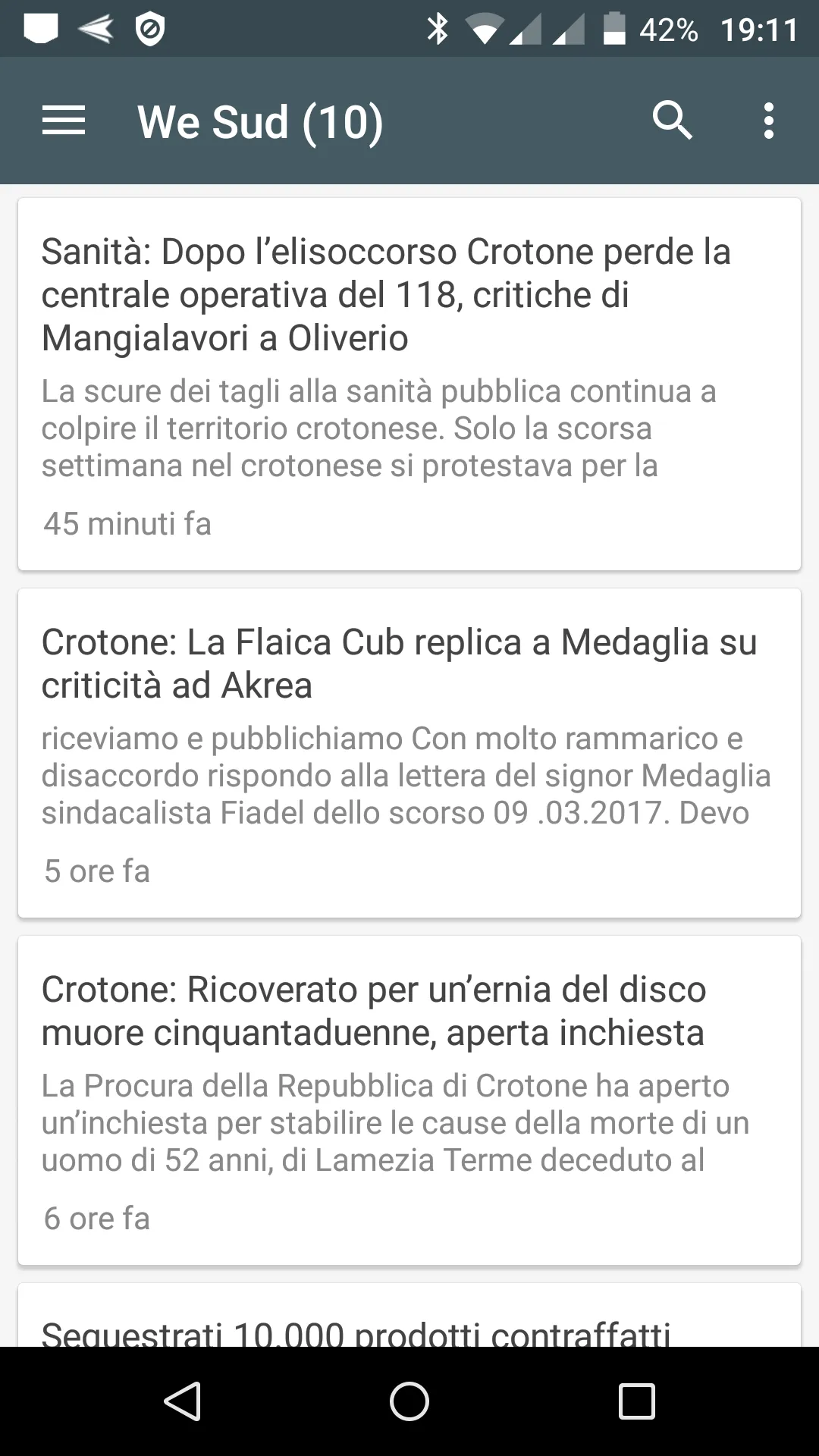 Crotone notizie locali | Indus Appstore | Screenshot