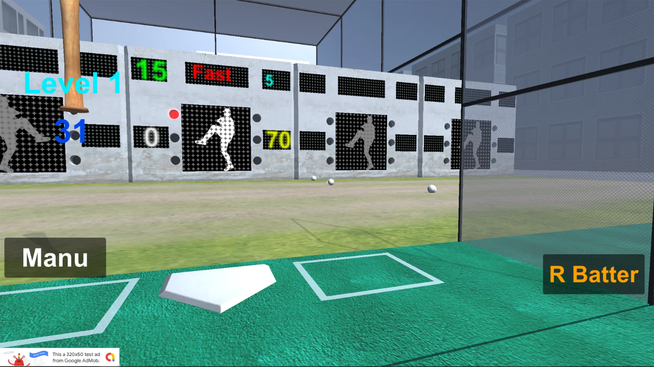 Baseball Batting Cage -3D | Indus Appstore | Screenshot