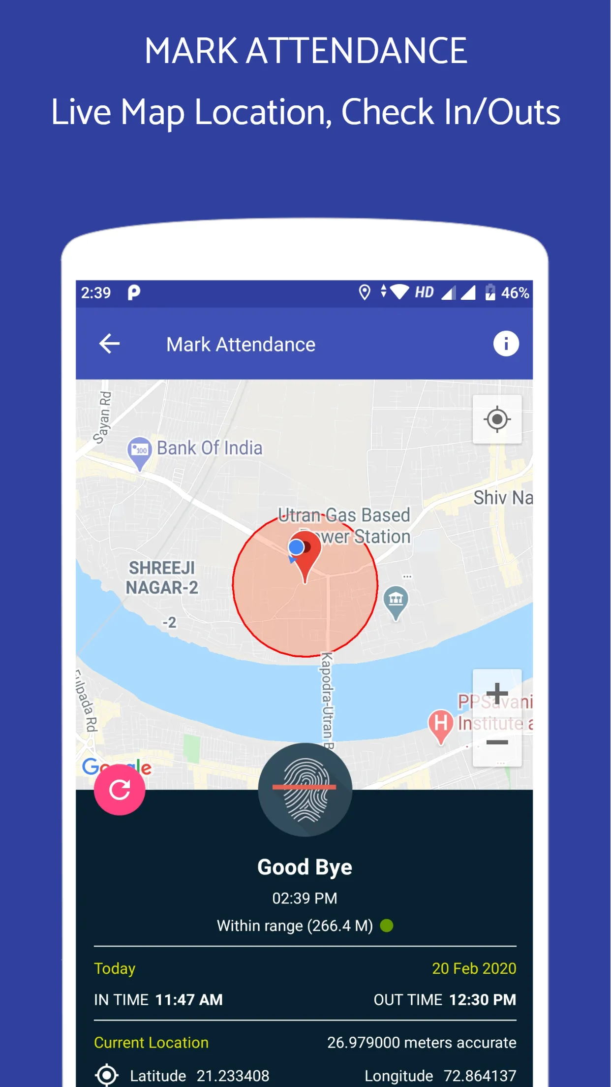 Employee Attendance App | Indus Appstore | Screenshot