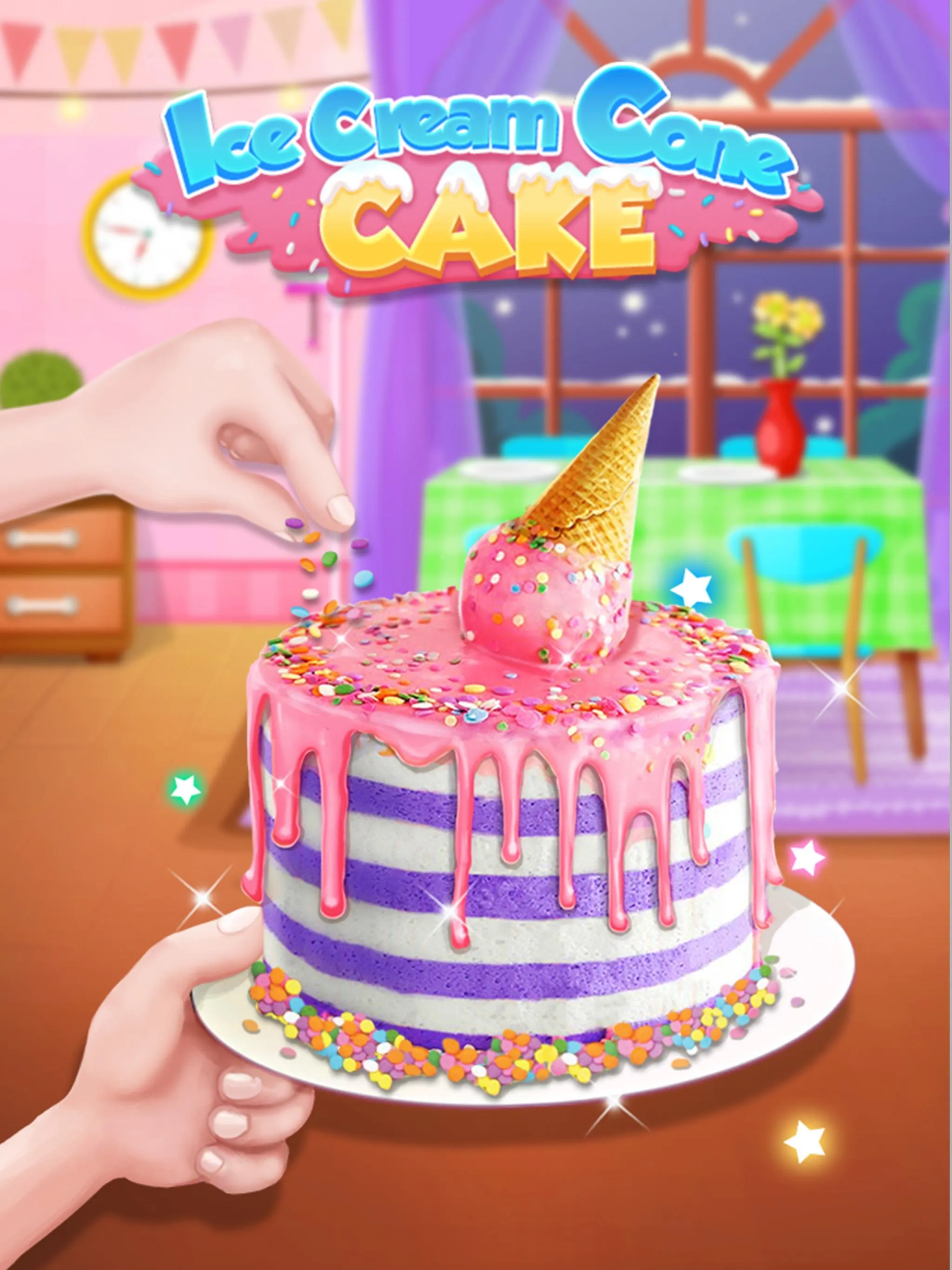 Ice Cream Cone Cake Maker | Indus Appstore | Screenshot