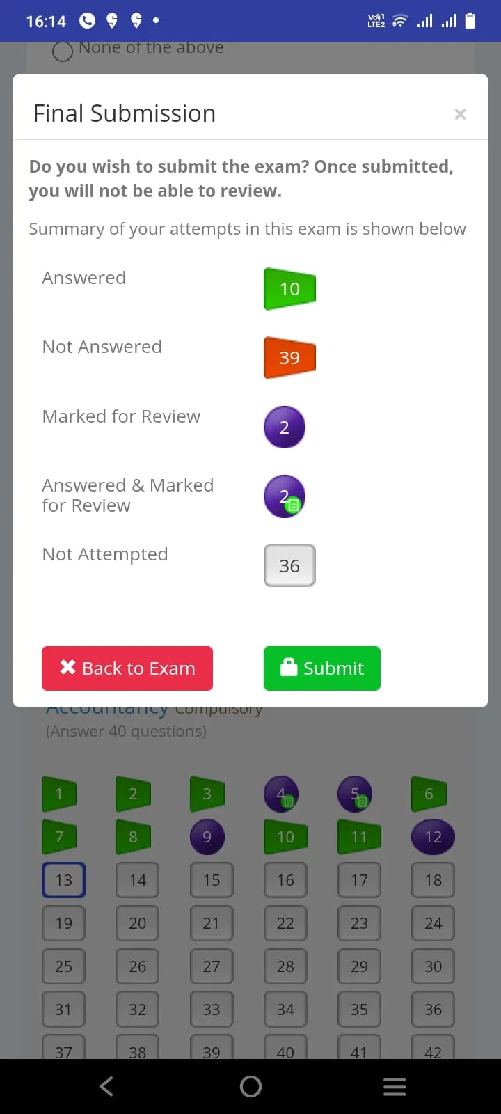 CUET MOCK Exam Online Prep | Indus Appstore | Screenshot