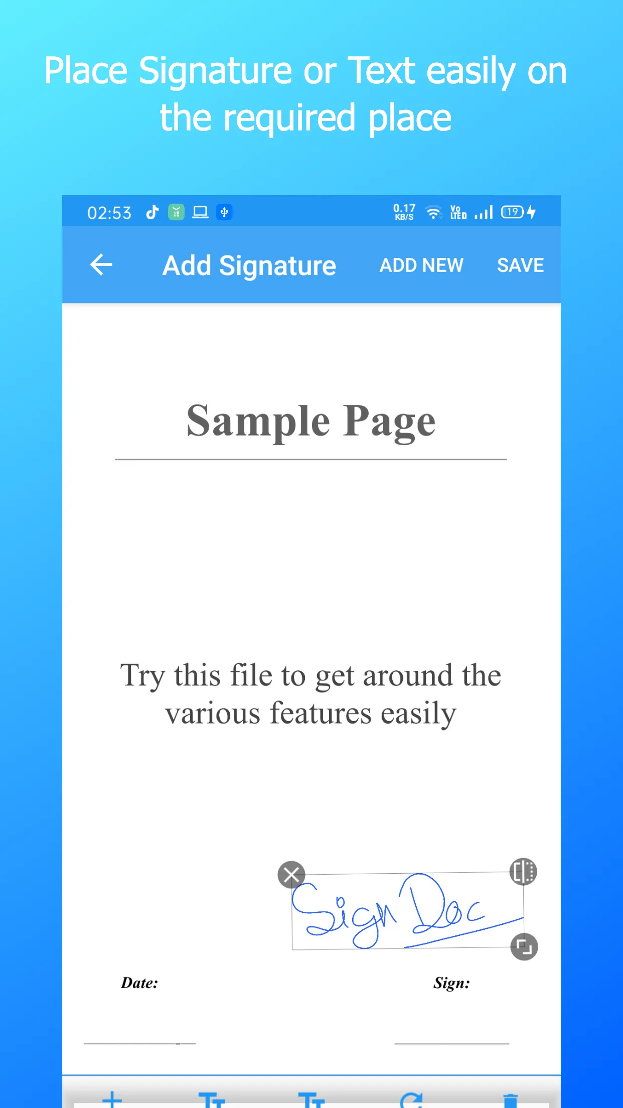 Sign Doc - Sign and Fill PDF | Indus Appstore | Screenshot