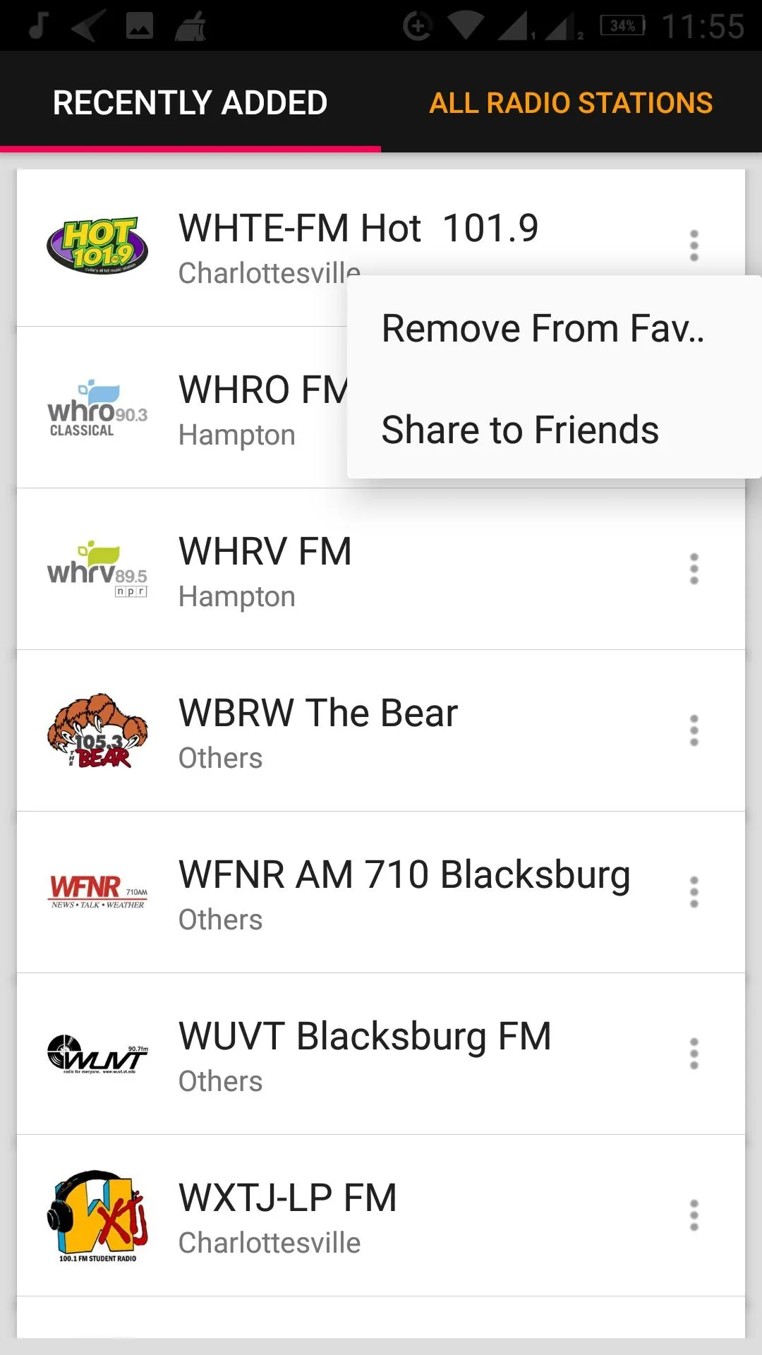 Virginia Radio Stations - USA | Indus Appstore | Screenshot