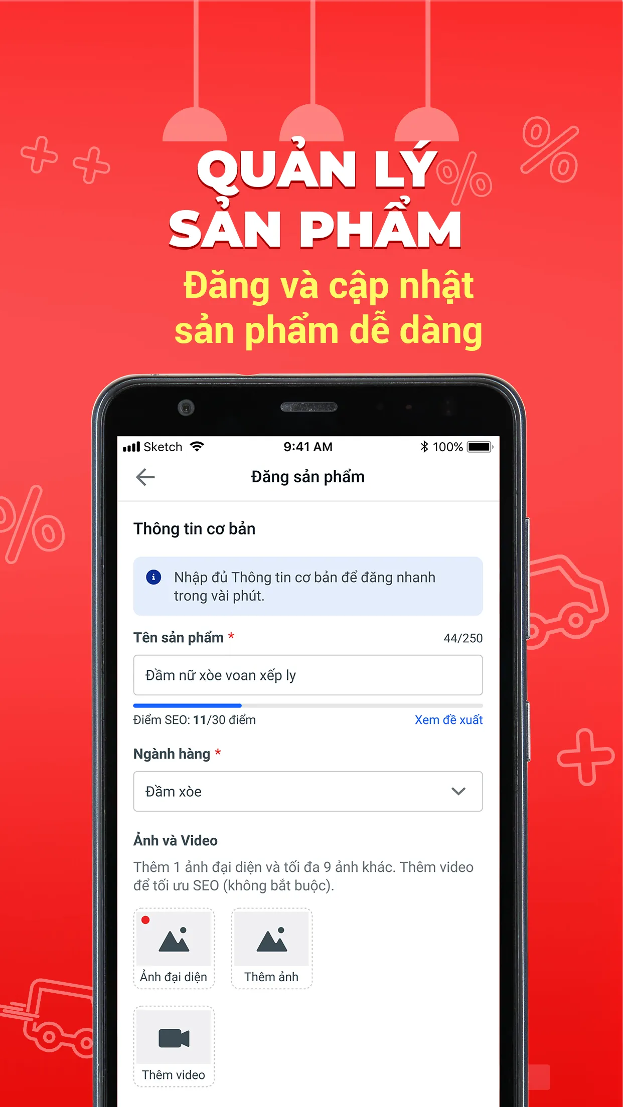 Sendo App Người Bán | Indus Appstore | Screenshot