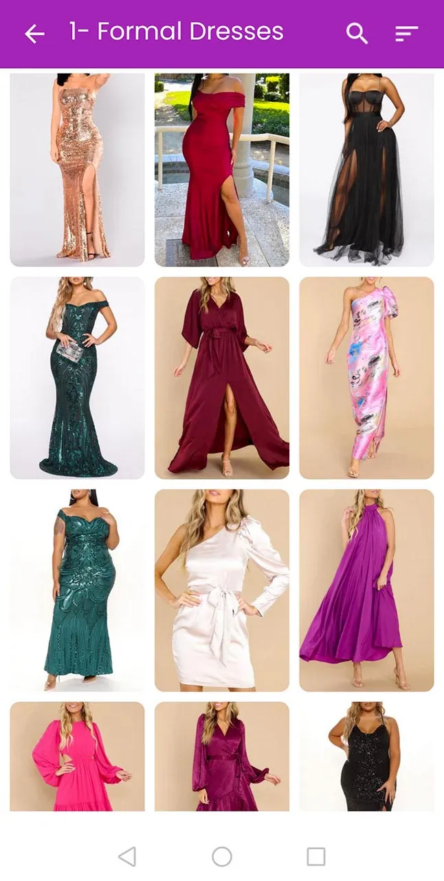 Plus Size Formal Dresses | Indus Appstore | Screenshot