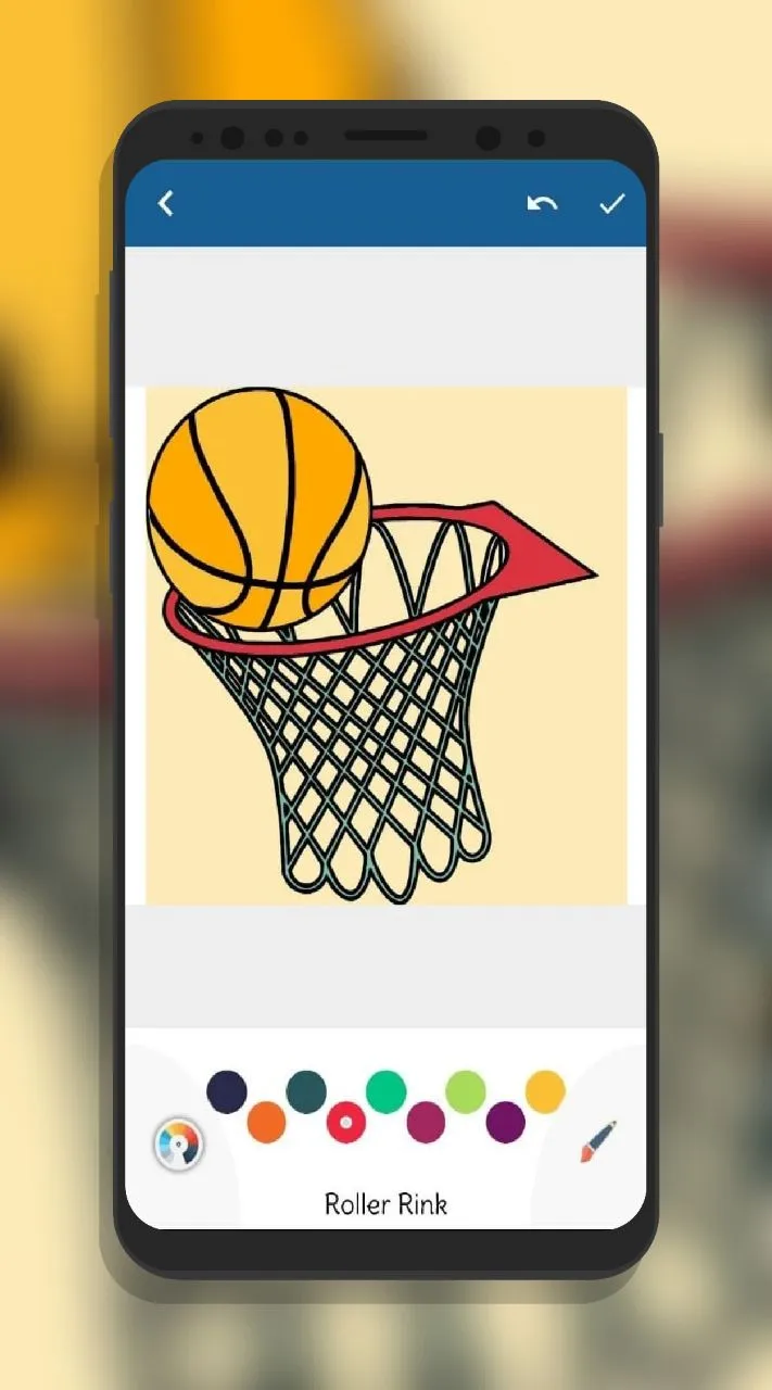 Basket Ball Coloring Book | Indus Appstore | Screenshot