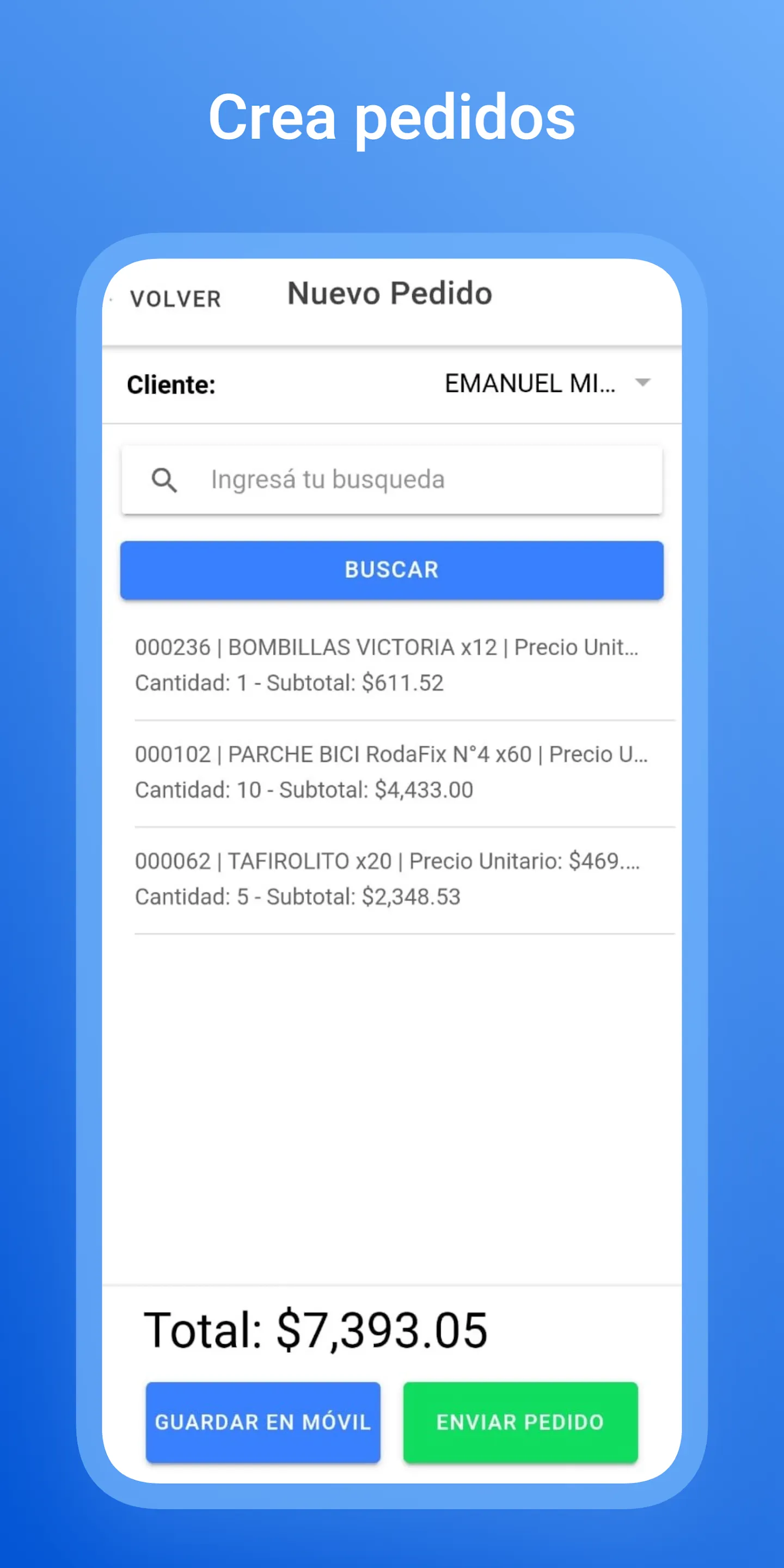 Gestión Preventa | Indus Appstore | Screenshot