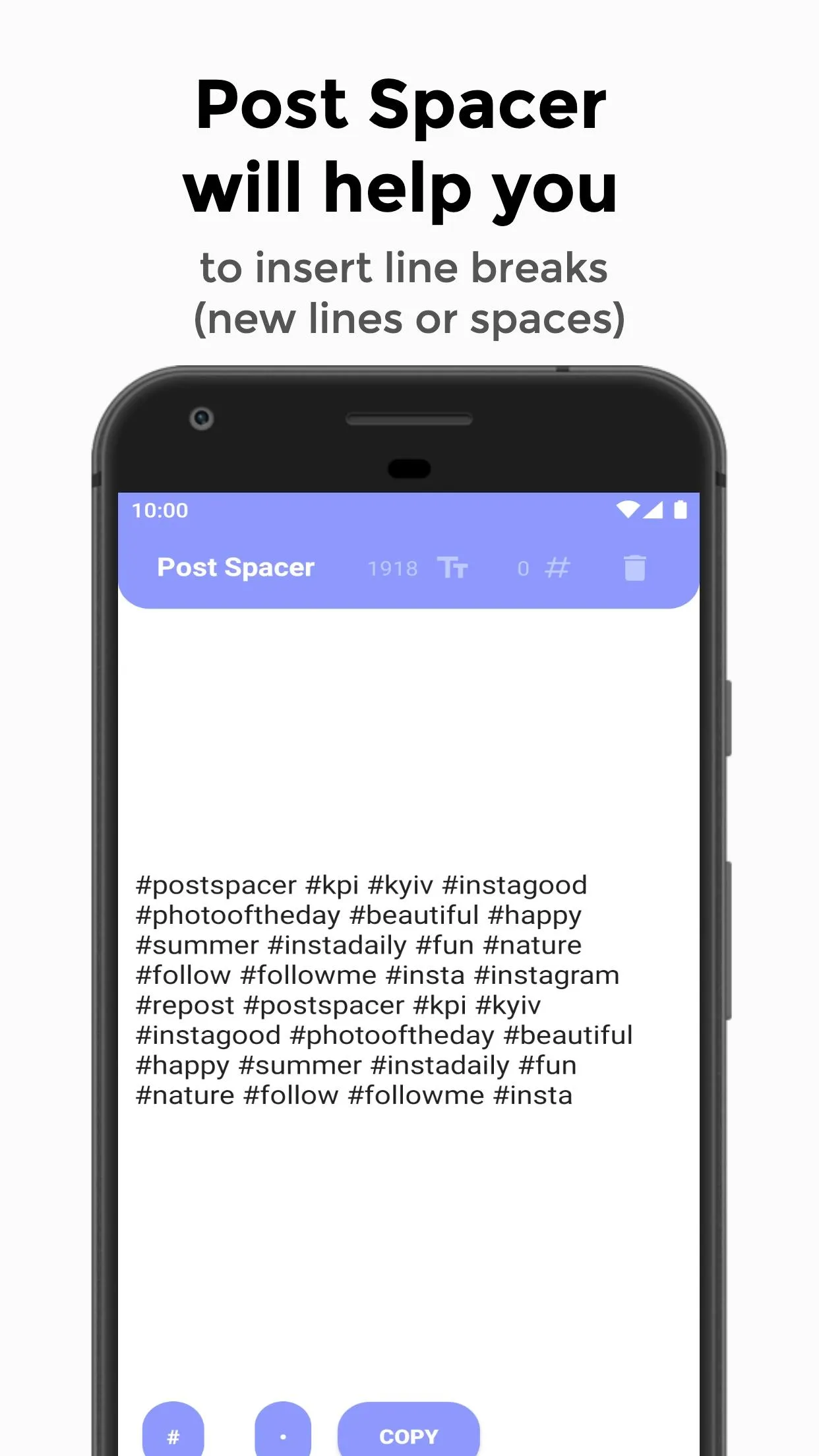 Post Spacer - Spaces for Insta | Indus Appstore | Screenshot