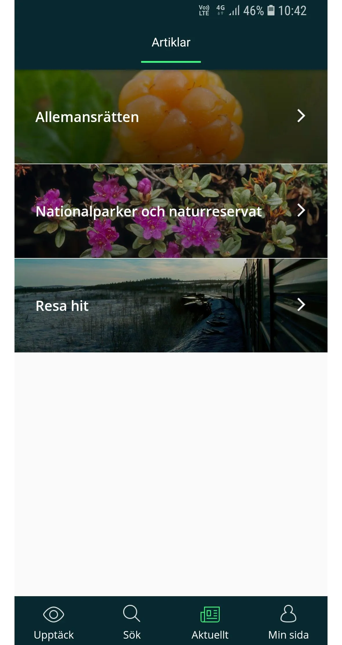 Norrbottens Naturkarta | Indus Appstore | Screenshot